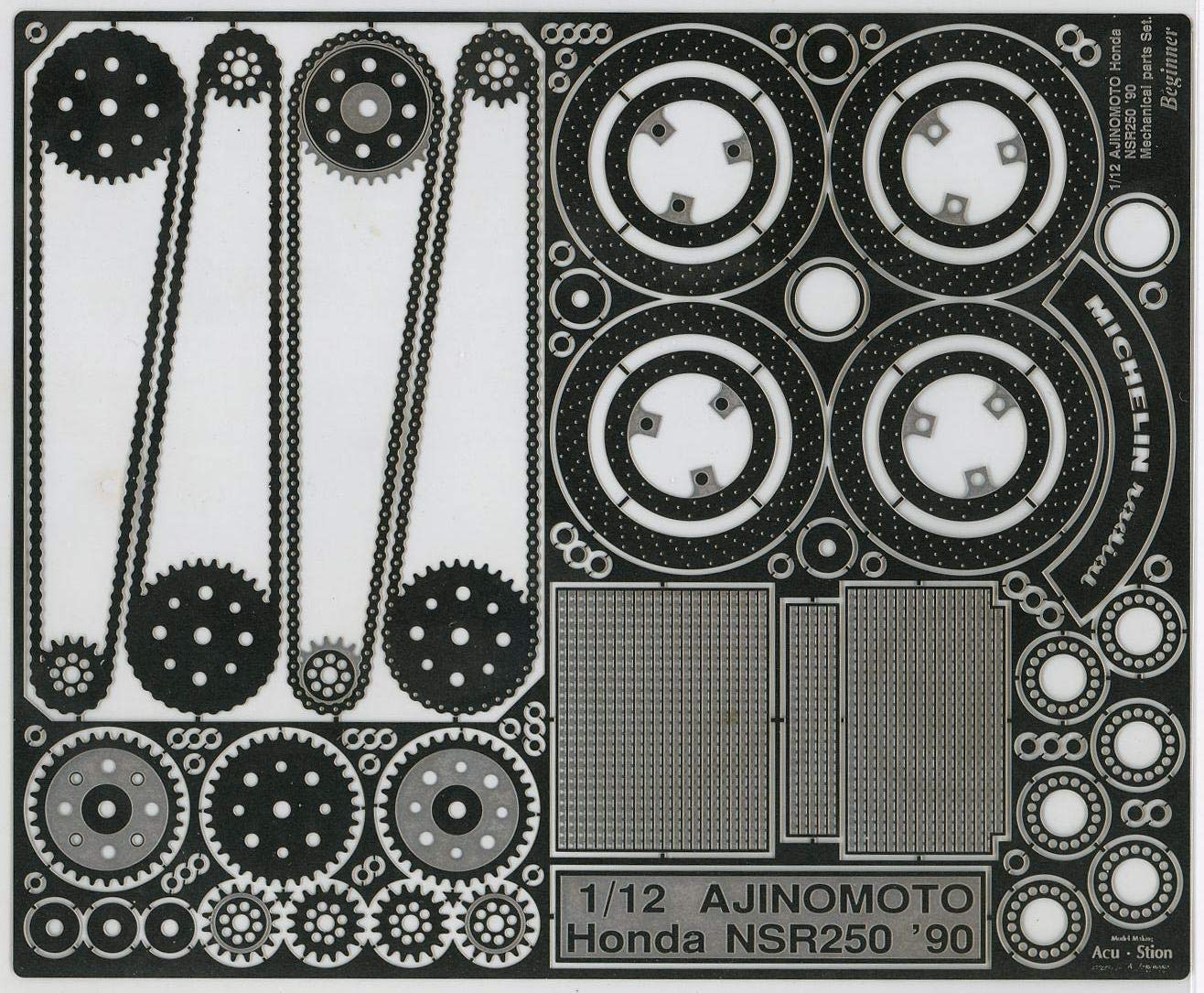 Amazon.co.jp: Model Making Acu・Stion: 1/12 バイクパーツ 2